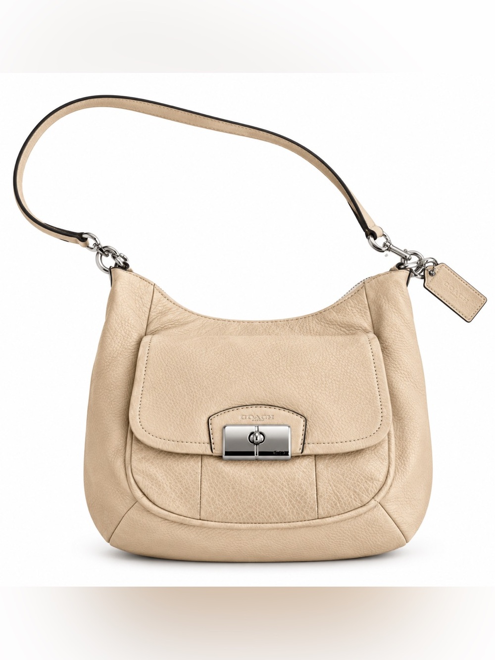 New with tags Coach Kristine metallic champaign2 bag